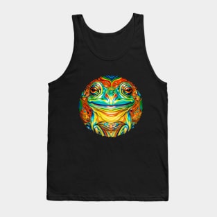 Froggy Animal Spirit (11.3) - Trippy Psychedelic Frog Tank Top